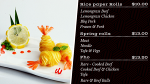 Menu Design by Cre8rIN for Pho and Go Pty Ltd | Design #21972712