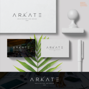 ARKATE Architecture and Design | Logo Design by step forward 2