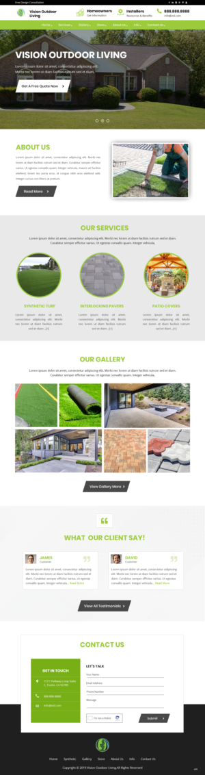 Web Design by pb for this project | Design #21942044