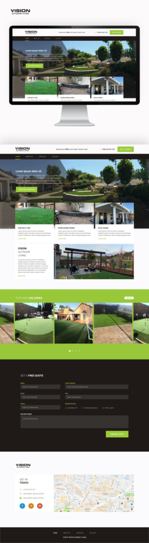 Web Design by Right Side Bren for this project | Design #21952349