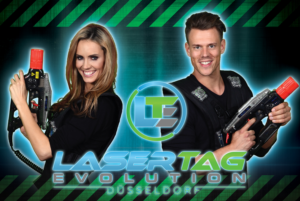 Lasertag Arena needs a big sign for its exterior wall | Poster Design by Martin Alonso