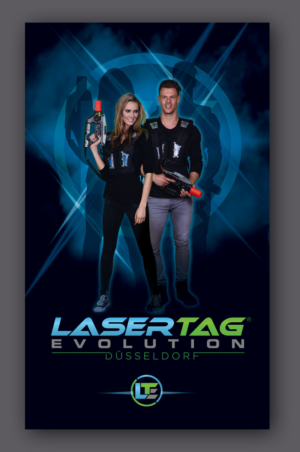 Poster Design by Oleg Androsov for LaserTag Evolution Düsseldorf | Design: #21980079