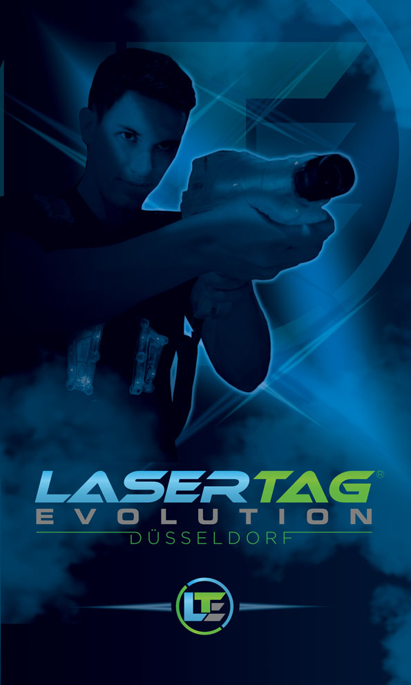 Poster Design by Oleg Androsov for LaserTag Evolution Düsseldorf | Design #23175055