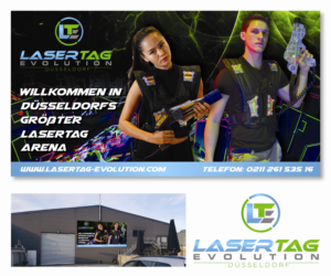 Poster Design by Charmaine Love for LaserTag Evolution Düsseldorf | Design: #21960641