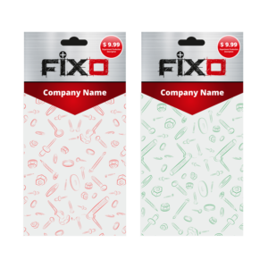 Fasteners Poly-bag design with FIXO brand | Packaging Design by ecorokerz