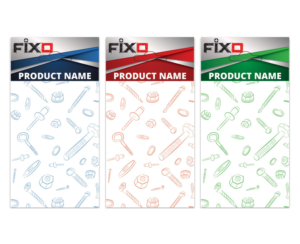 Fasteners Poly-bag design with FIXO brand | Packaging Design by Anna G.