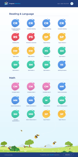 Children's Educational Software - Login Screens | Web Design by Ved Web Services