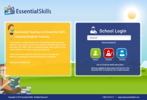 Children's Educational Software - Login Screens | Web Design by bdesigner9