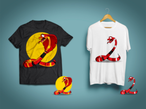 Handwritten Crazy Snake design | Graphic Design by Market bees