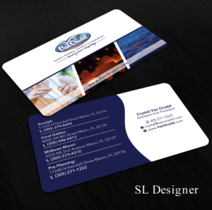 Van Orsdel Business Card Honoring Lives in Unique Ways | Business Card Design by SL Designer