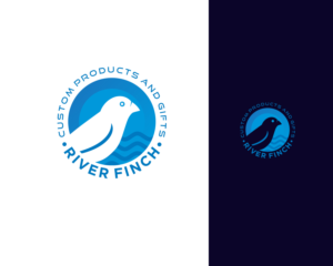 River Finch - Custom Products and Gifts | Logo Design by Djamdesign