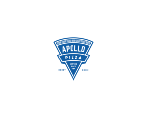 Apollo Pizza - [incorporate the words into a pizza slice and pie somehow. Also add "Serving Since 1984" along the bottom on the left side of the circle and "Derby, Conn." on the right side. This is a re-branding of my father's 35 year-old pizza place. We are modernizing!] | Logo-Design von AlexMorisseau