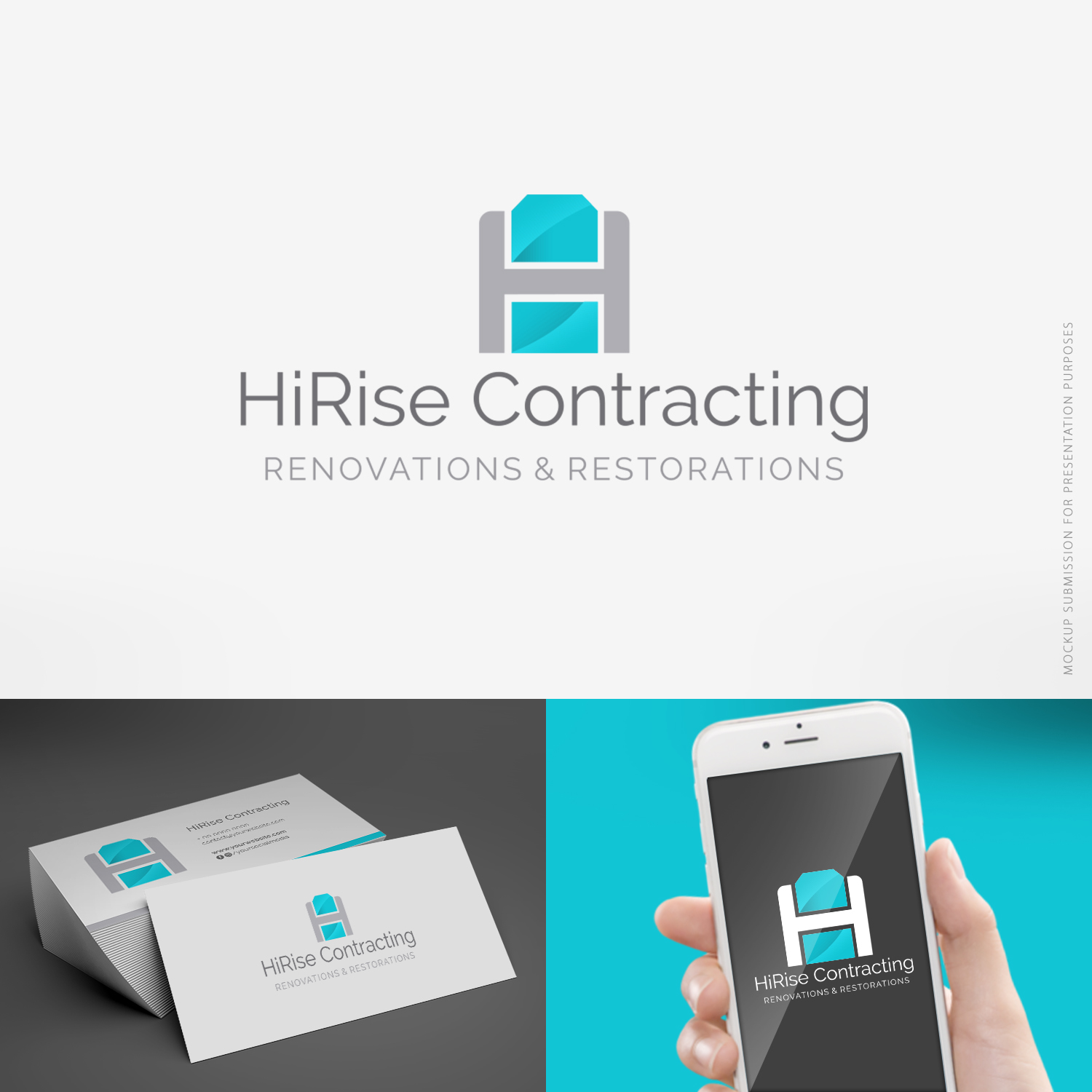 Logo Design by rafaeldsgn for HiRise Contracting | Design #22010778