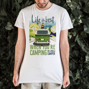 camping lover and bulli driver | T-shirt Design by Eightone 3