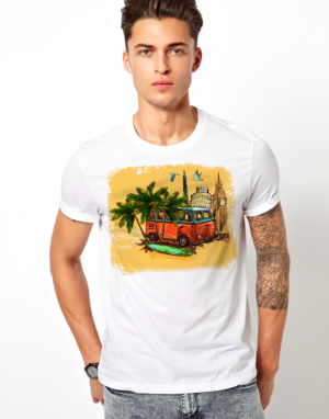 camping lover and bulli driver | T-shirt Design by FutureDesigne