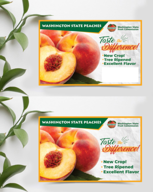 Peach Point of Sale Cards for Grocery Retail Markets | Flyer-Design von Aurora:)