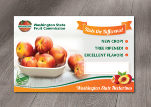 Nectarine Point of Sale Cards for Grocery Retail Markets | Flyer-Design von alex989