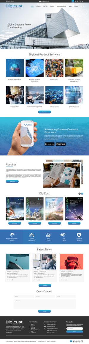 Digicust - Digital Customs Power Transforming Businesses | Web Design by bdesigner9