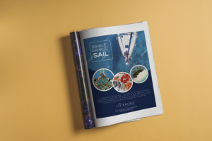 Yacht Charter Broker needs a magazine page design | Advertisement Design by Pinky 