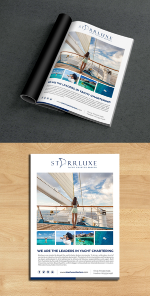 Yacht Charter Broker needs a magazine page design | Advertisement Design by ecorokerz