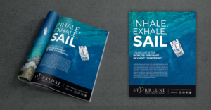 Yacht Charter Broker needs a magazine page design | Advertisement Design by SAI DESIGNS