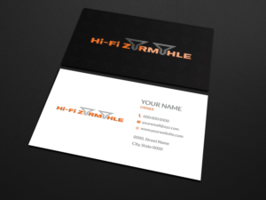 High-End audio shop owner needs a business card | Visitenkarten-Design von Riz'