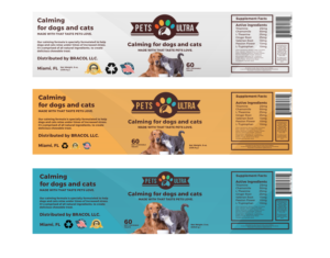 Supplement Treats for Dogs and Cats Needs a Label Design | Label Design by jaycobbb