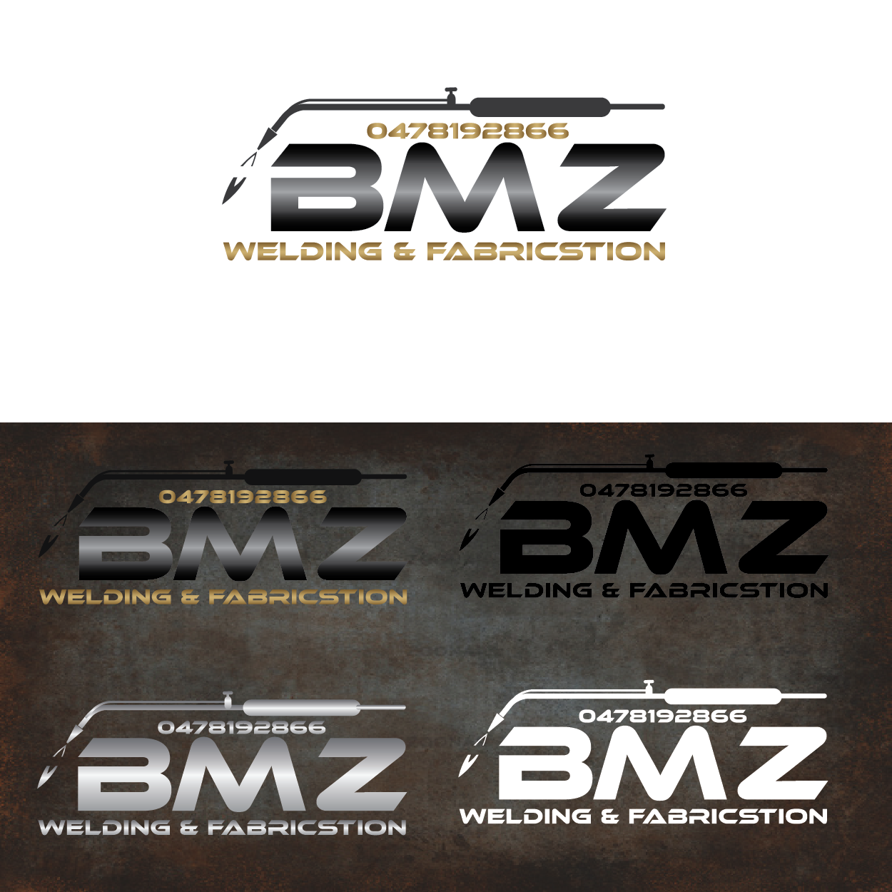 Logo Design by jonnson for BMZ roofing & colourbond fencing  | Design #22060229