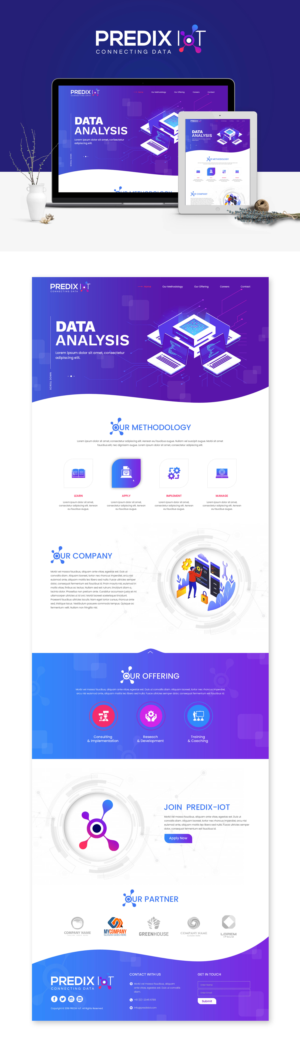 Data Analysis new tech startup | Web Design by sai.designer87