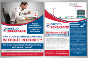 Always connected with Bresco Broadband's Backup Internet Circuit | Flyer Design by TSU Creations