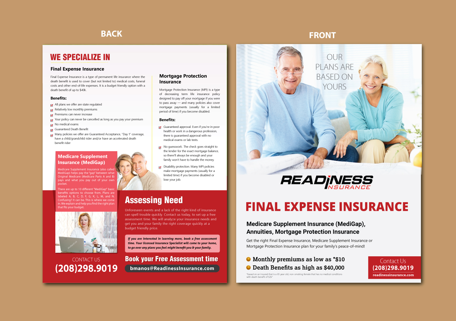 Flyer Design by meet007 for Readiness Insurance | Design #22134927