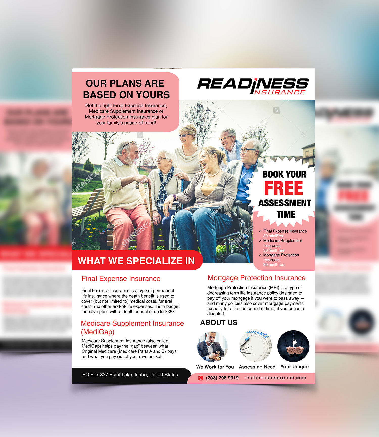 Flyer Design by wolfwud for Readiness Insurance | Design #22097669