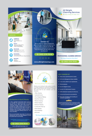 All Bright Cleaning Services - New Brochure Design Project | Brochure Design by alex989