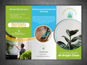 All Bright Cleaning Services - New Brochure Design Project | Brochure Design by rug