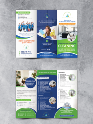 All Bright Cleaning Services - New Brochure Design Project | Brochure Design by innovative earth