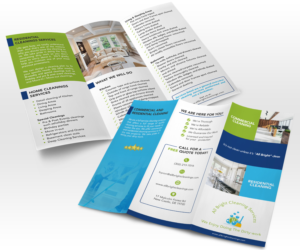 All Bright Cleaning Services - New Brochure Design Project | Brochure Design by Luniere Designs