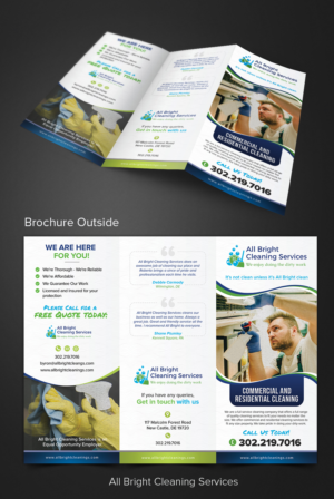 Brochure Design by ARTOGRAPHY for All Bright Cleaning Services | Design #22137553