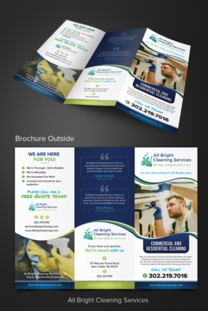 All Bright Cleaning Services - New Brochure Design Project | Brochure Design by ARTOGRAPHY