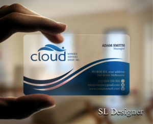 Cloud needs a new design we have an updated logo and want a high qualitative high end feel | Visitenkarten-Design von SL Designer