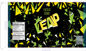 16 oz Energy Drink, Energy Shot, small Fridge wrap designs | Verpackungs-Design von INGA DESIGN