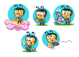 Bee Mascot  | Maskottchen-Design von B'signs