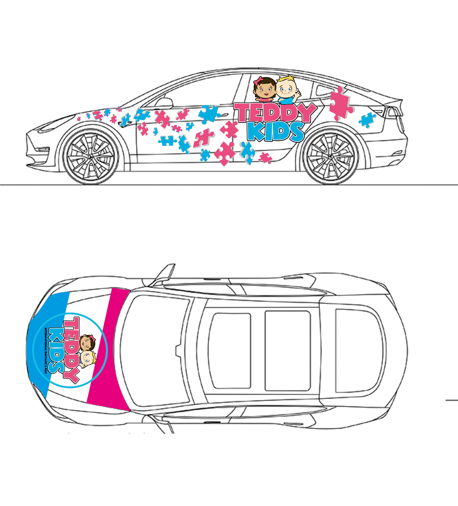 Car Wrap-Design von Rozita für Teddy Kids | Design #22215699