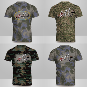 Archery Hunting Camo All Over Sublimation Cut & Sew fabric | T-shirt Design by Kero