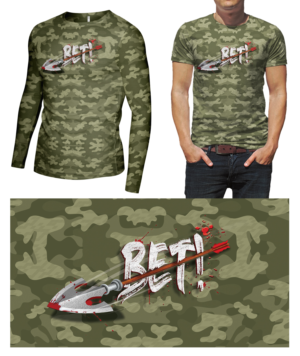 Archery Hunting Camo All Over Sublimation Cut & Sew fabric | T-shirt Design by Navisol Creatives