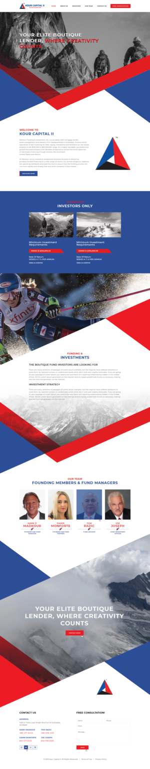 website design Investment Fund | Web Design by Ved Web Services