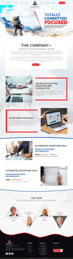 website design Investment Fund | Web Design by sai.designer87