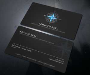 Azimuth Supply Chain and Logistic Consulting | Business Card Design by Sandaruwan