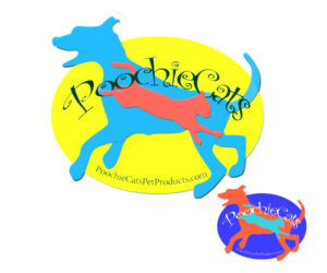 The logo should have the word "PoochieCats" in combination with a fun/cute image of a dog or cat. of a Dog & Cat  | Mascot Design by davem