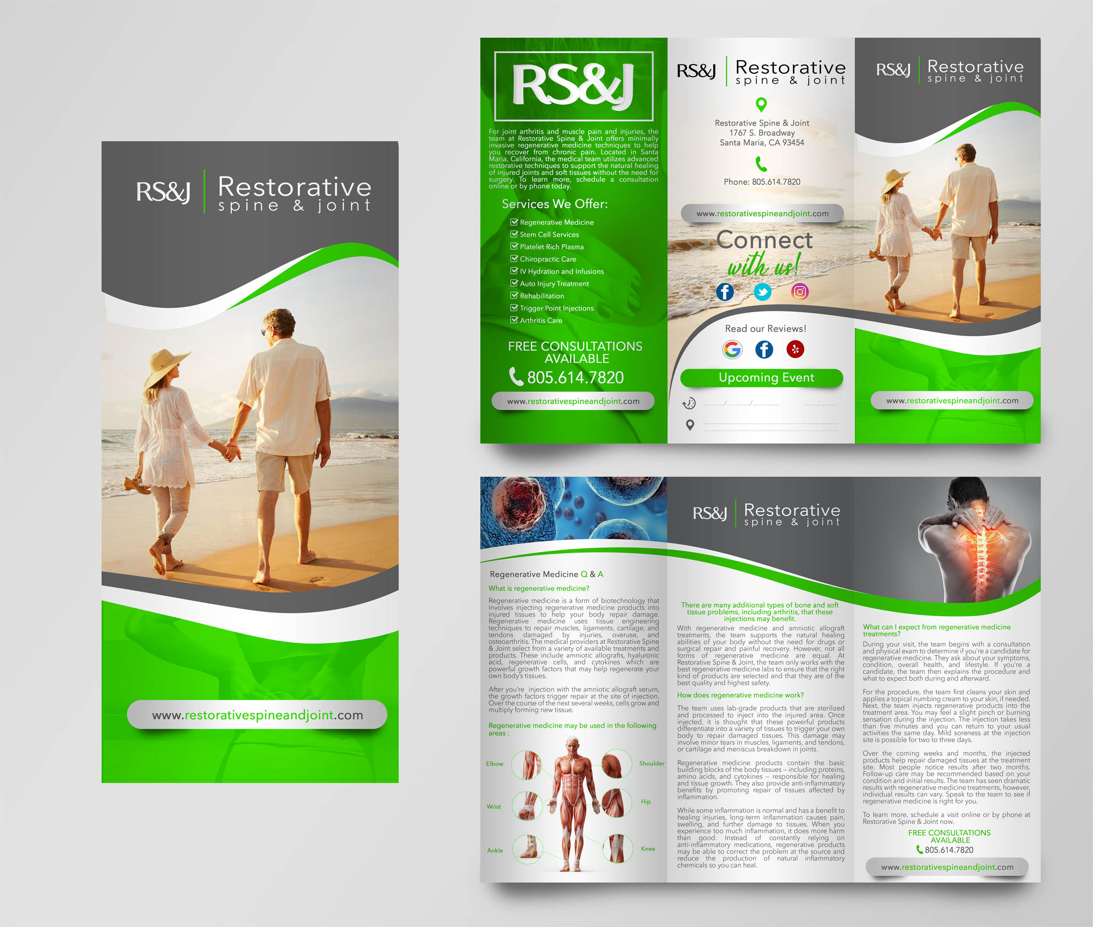 Flyer-Design von Adnan.design für Restorative Spine & Joint | Design #22362975