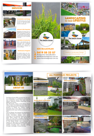 the nature group signature division | Flyer-Design von Pixper